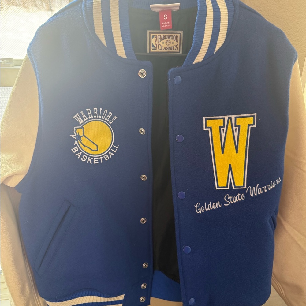 NBA Royal Blue and Black Hardwood Classics Jacket